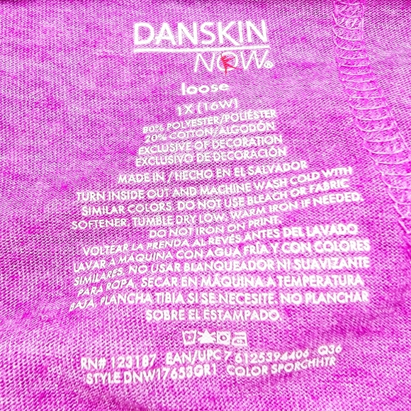 *TS25714 Danskin Now Tee - Picture 4 of 4